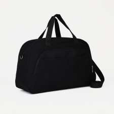 Road bag with lightning, external pocket, long belt, black color