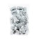 Wheel nut 12 × 1.5 turnkey 19 mm, cone, closed, chrome, packing 20 pcs