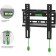 Black Black 17 "-43" Max.30kg, wall-mounted bracket