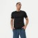 Men's T-shirt Minaku Slim Fit: Black color, rr 50