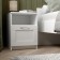 Cleat cabinet with one box "Sirius", 390 × 410 × 530 mm, white color