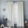 Set of curtains "Lilas", size 145 x 270 cm - 2 pcs, white color