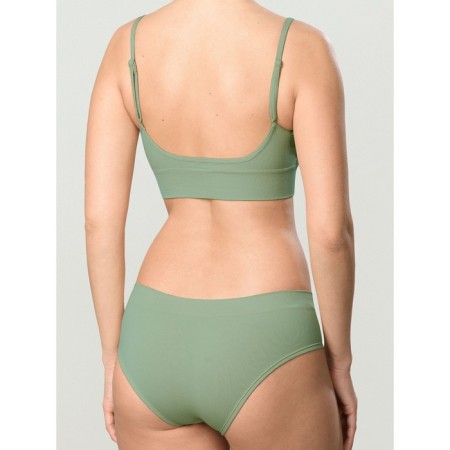 T-shirt-top for women, size XS, khaki color-3