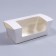 Remote container, rectangular with a window, white, 20.5 x 9 x 9 cm