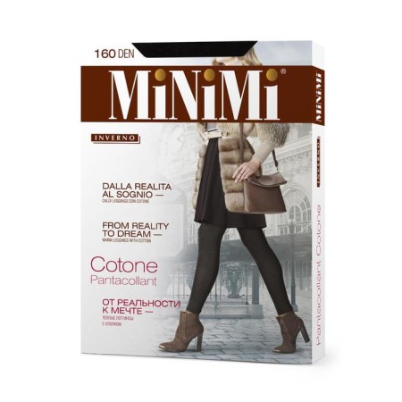 Women's Legins Minimi Pantacollant Cotone, 160 Den, size 4, Nero color-3