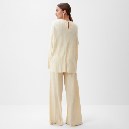 Women's costume (blouse and trousers) Mist Classic Collection, p. 48-50, beige-5