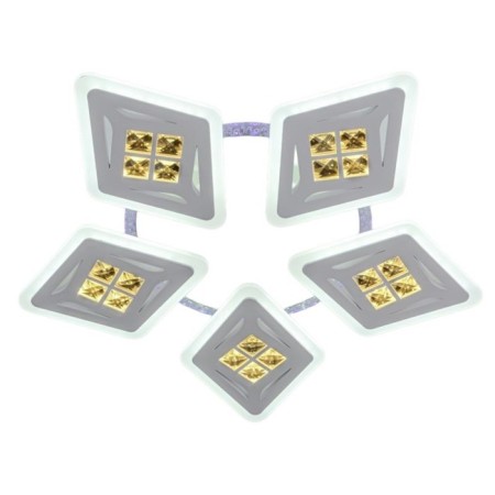 LED LED economy light 50548/5WT RGB, 6xLED, 8x57x57 cm, white color