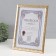 Photo frame Plastic format A4 "Waves" Gold 32.3x23.6x1 cm