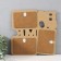 Photo frame LHDF "Home" 33x33 in 3 photos 10x15 cm, col. Wenge-white (plastic screen)