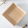 Square stand plastic "Square" white 24.8x24.8x7.2 cm