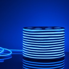 Flexible Neon Elektrostandard, IP67, 2835, 120 LED/m, 220V, one -way, glow of the blue