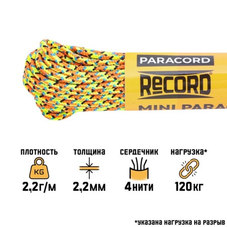 Paracord 275, nylon, D - 2.2 mm, runner, 10 m