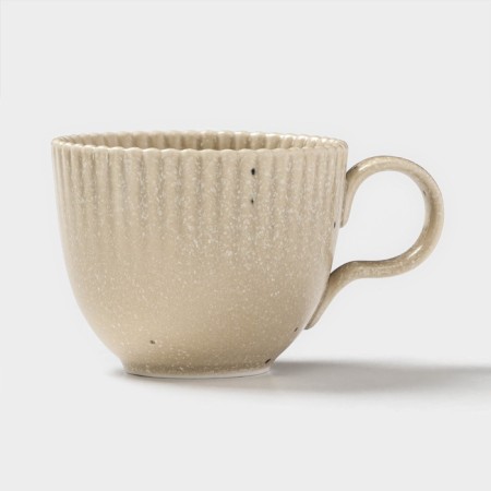 Tea pair of Dolyana "Coral", 275 ml, porcelain, beige-3