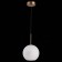 Suspension lamp ST LUCE. SL1133.533.01. Bopone. 1x40 watts, E27, 20x20 cm, brass color