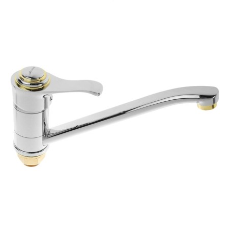 ACCOONA A4115 kitchen mixer, one -leaf, with nut, brass, chrome