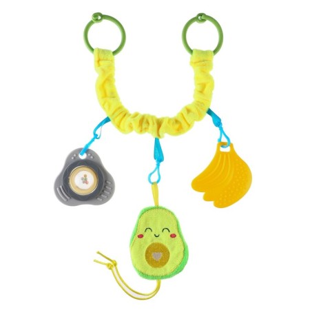 Stretching - Soft rattle on the crib/stroller "Avocado", I crush me-3