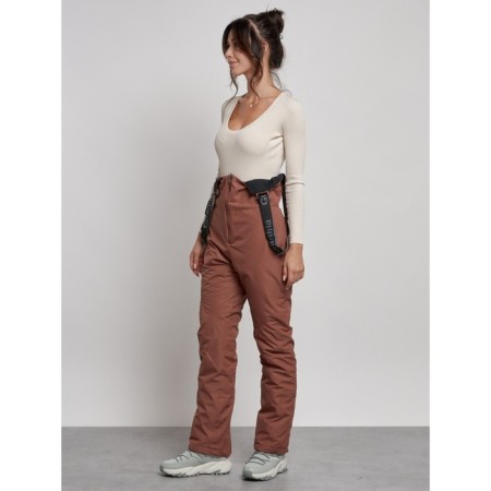 Semicunners of women's winter, size 46, brown color-18