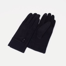 Female gloves, size 7.5, without insulation, black color