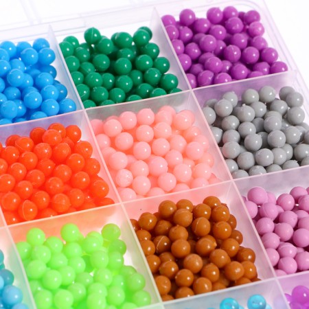 New Year. Aquamosaic "New Year's set", 2400 balls, 24 figures-15