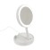 Luazon KZ-09 mirror, backlight, desktop, 30 × 16 × 16 cm, increase x 10, usb, white