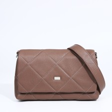 Women's bag Textura, messenger, small size, brown color