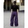 Dressed pants for children, height 170 cm, eggplant color