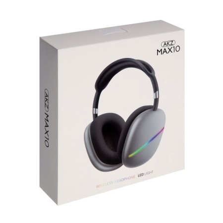 AKZ MAX10 headphones, wireless, full -size, microphone, backlight, black-9