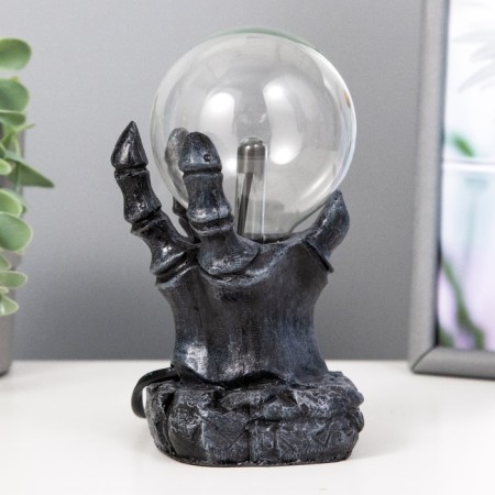 Plasma ball "Ghostly hand" 9x9x17 cm-3