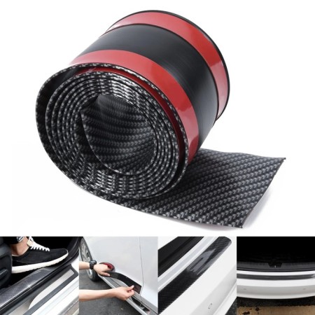Protective lining on the threshold of a car, under carbon, self -adhesive, 7x250 cm