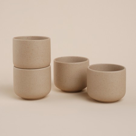 Tea service ceramic SL Home "Stone Forest", 6 items: 4 cups 100 ml, kettle 650 ml, stand 30 × 16 cm-5