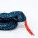 Soft toy "Snake" shiny, 10 cm, color mix
