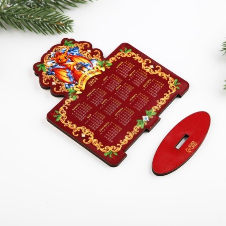 The desktop calendar "Red Dragon", 10 x 10.8 cm-3