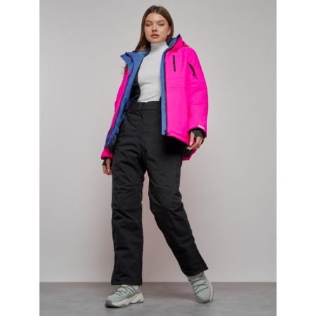 Ski suit female, size 50, pink color-24