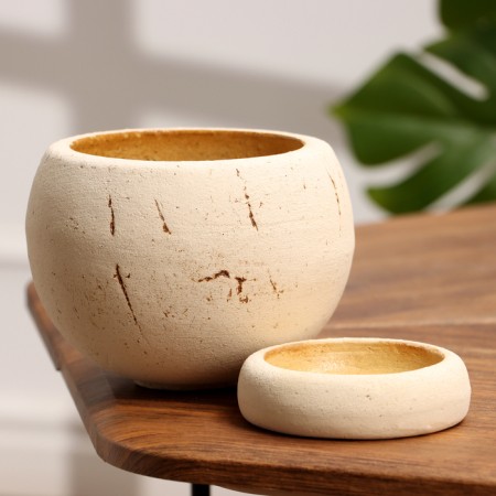 Flower pot "Micros", 1.2 l, diameter 14 cm, height 12 cm-1