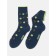 Men's cotton socks diwari happy "kiwi", size 25, dark blue color