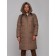 Coat insulated winter female, size 50, brown color