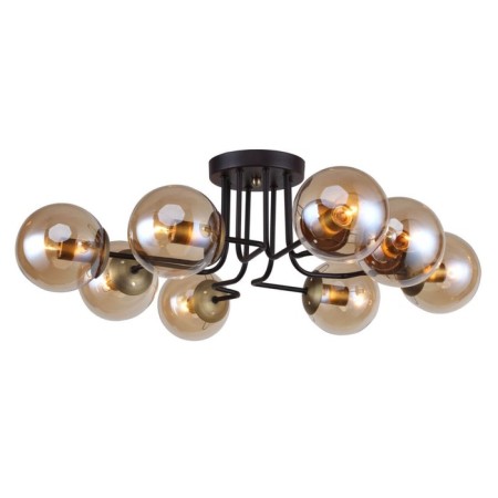Modestus chandelier, 8x40W E14, brown color-3