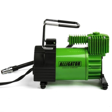 Car compressor "Alligator" AL-400, Metal, 12V, 180W, performance 40 l/min, hose 4 m, adapters for pumping, bag-2