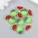 Decor for creativity plastic "watermelon mix" set of 12 pcs 1.5x1.2 cm