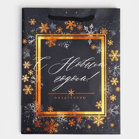 Vertical package “Happy New Year!”, 18 x 23 x 10 cm, New Year-5