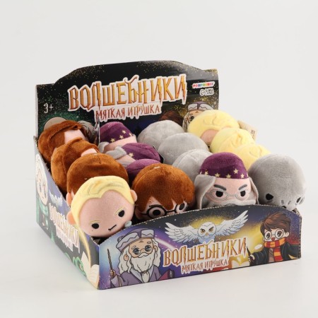 Pomposhki soft toy wizards, mix-4