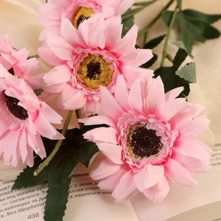 Artificial flowers "Garde Garden" 6x50 cm, pink-1