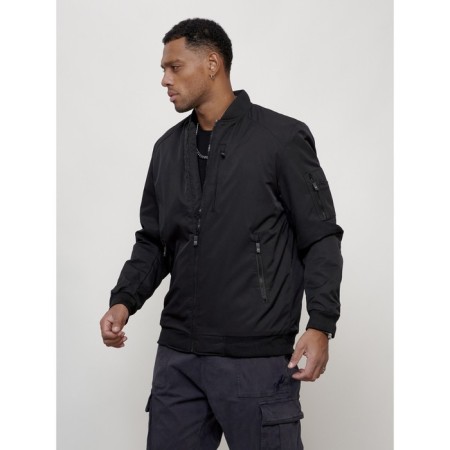 Male bomber, size 58, black color-5
