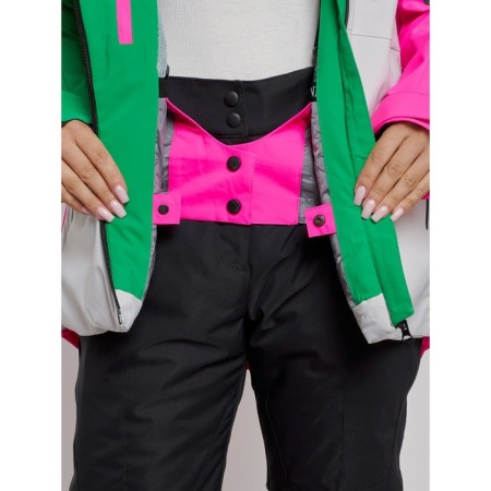Ski jacket female winter, size 50, pink color-6