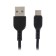 Cable Hoco X13, Type -C - USB, 3 A, 1 m, PVC braid, black