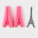 Mold "Eiffel Tower", silicone, 11 × 5.5 cm, color mix