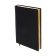 The diary is semi -dated, A5, 192 sheets, ruler, leatherette cover, Golden cut "Crocodile", black