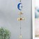 Wind Music Metal "Month with a Star" from the evil eye 4 bells 37 cm