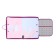 A4 labor folder with handles, 325 x 230 x 25 mm, zipper around, folding bar, plastic, PTR-6 calligrata "unicorns"