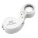 Folding magnifier with backlight VEBER 21011, 40X, diameter 25 mm, in case